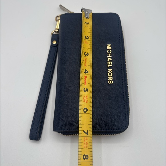 Michael Kors Navy Wristlet Wallet - Picture 3 of 10